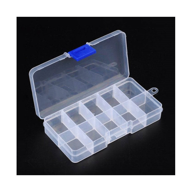 Fundkasse m.10 rum. 13 x 7 cm