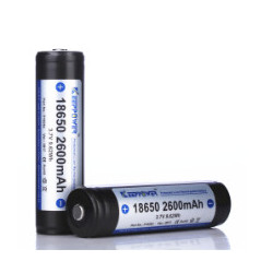 2 PACK 18650 KeepPower 2600mAh Protected Li-Ion batteri 3,7V