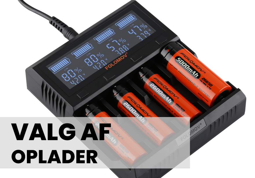 valg af oplader